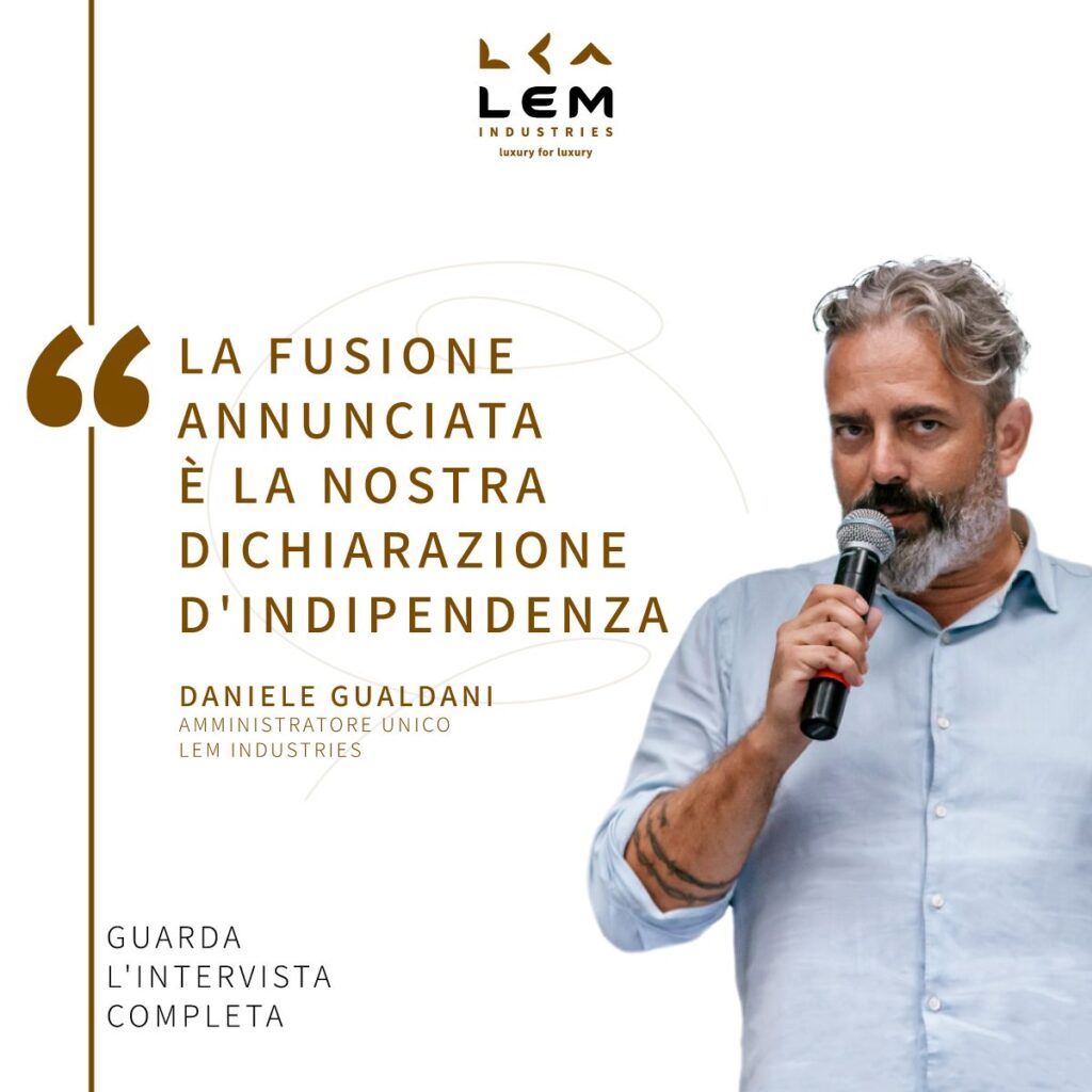 La Fusione annunciata è la nostra dichiarazione d’indipendenza